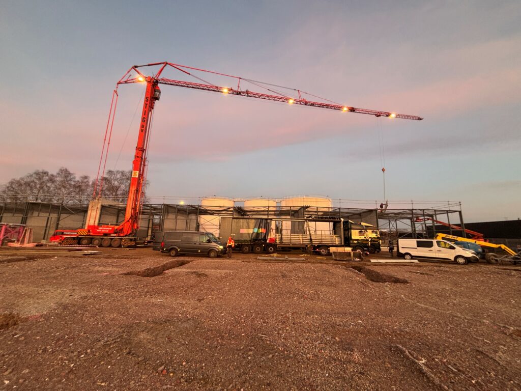 Montage steeldeck